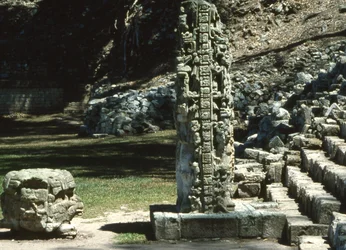 Copan, Stela N, West Side, Late Classic Period, 764 AD